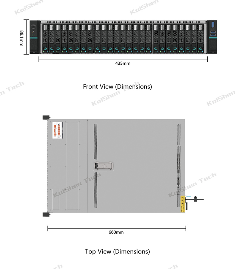 Efficient server rack system with redundant cooling