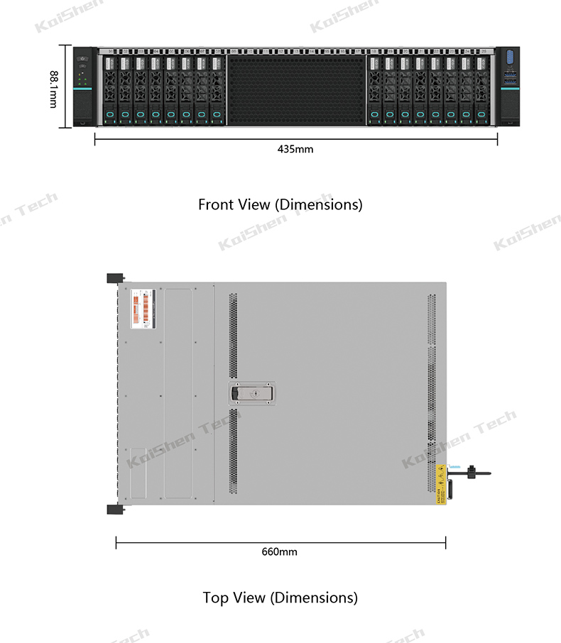 Efficient server rack system with redundant cooling