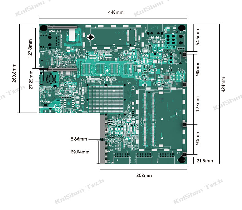 Efficient server rack system with redundant cooling