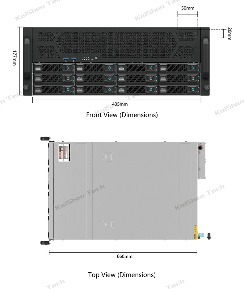 Efficient server rack system with redundant cooling