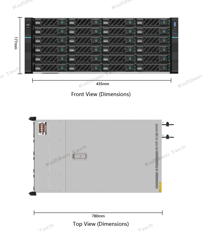 Efficient server rack system with redundant cooling