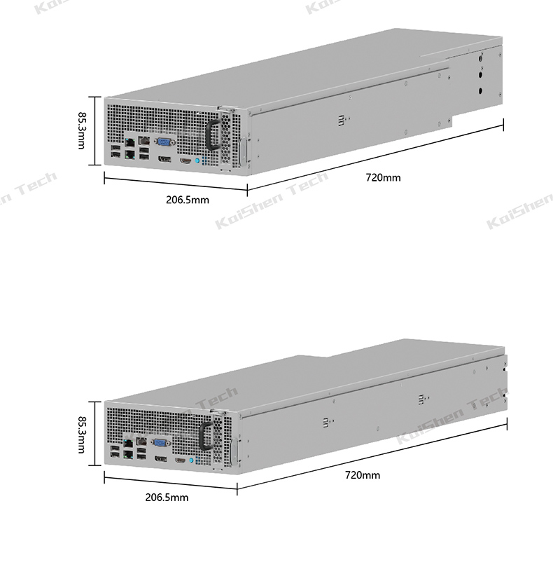 Efficient server rack system with redundant cooling