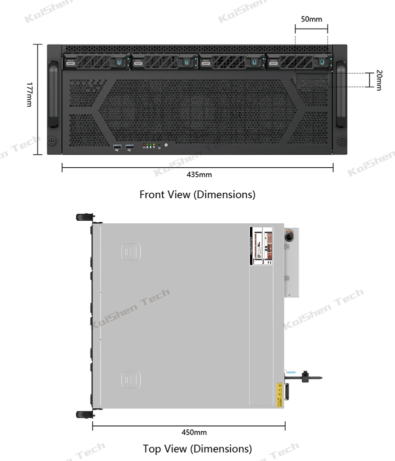 Efficient server rack system with redundant cooling