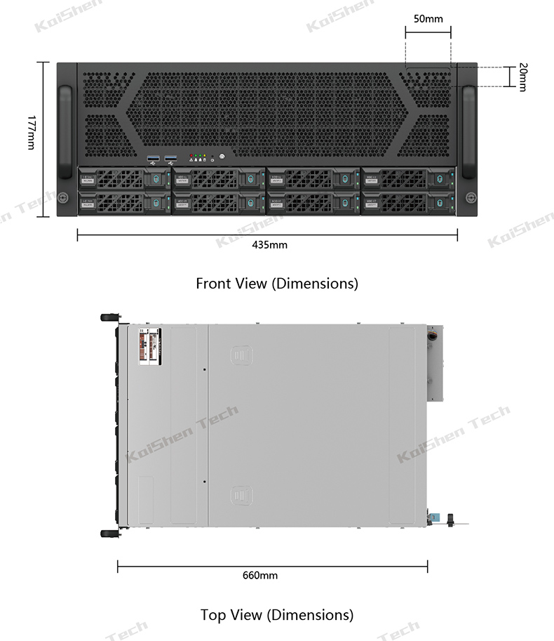 Efficient server rack system with redundant cooling