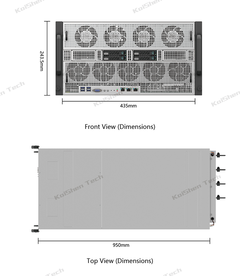 Efficient server rack system with redundant cooling