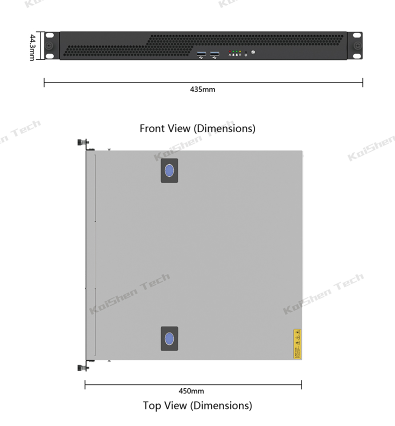 Efficient server rack system with redundant cooling