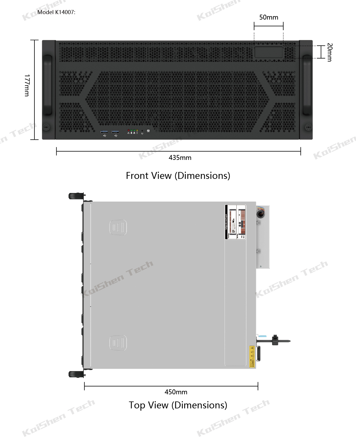 Efficient server rack system with redundant cooling