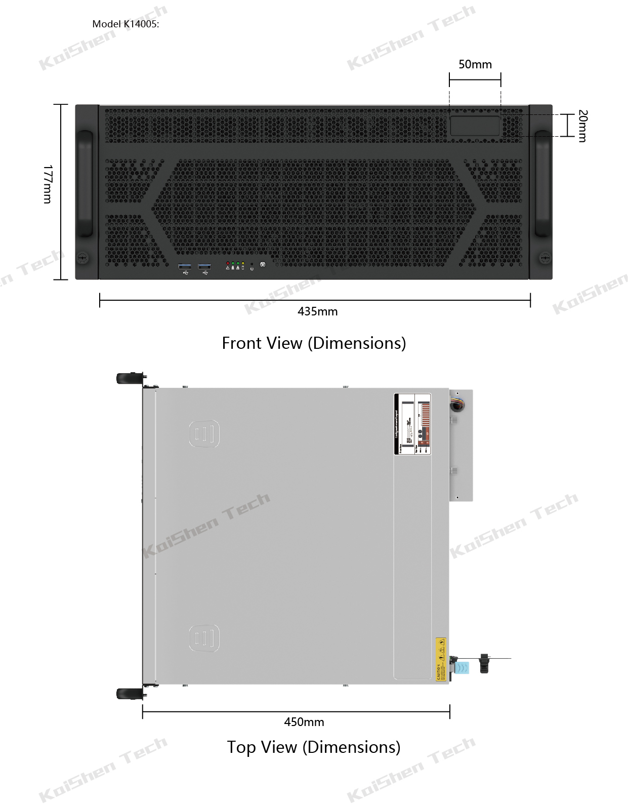 Efficient server rack system with redundant cooling